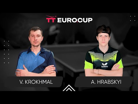 15:55 Vitalii Krokhmal - Andrii Hrabskyi 25.10.2023 TT Euro.Cup Ukraine Master. TABLE 4