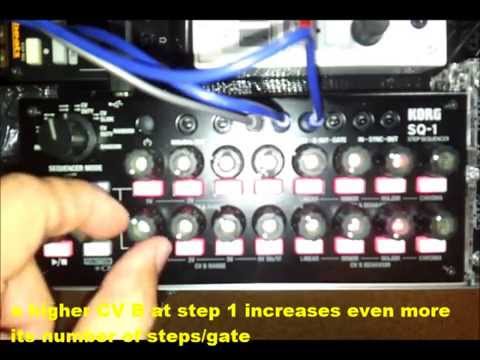 Korg SQ-1 - How to play ratcheting sequences
