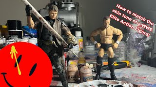 How to match the skin tone of a WWE Elite Action Figure!