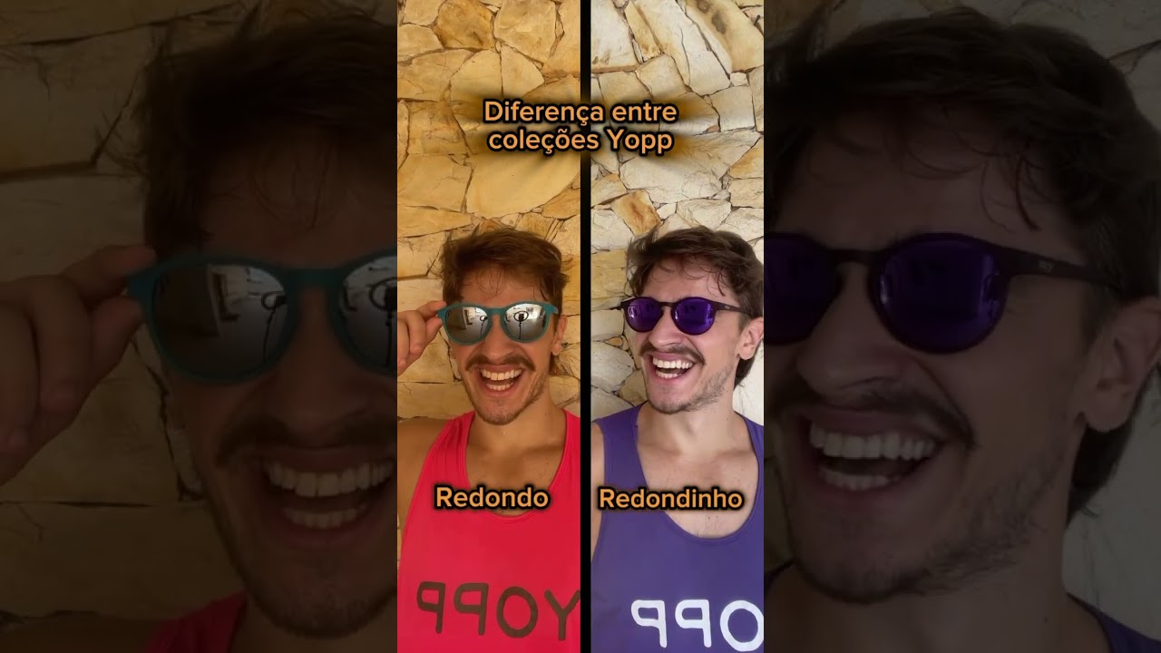 as coleções de óculos Redondo e Redondinhos são DIFERENTES 😱 você sabia? 🧐