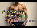 ダンベルと腕立て伏せでOK！胸を大きくするには大胸筋上部を鍛えよ！[Chest Workout]