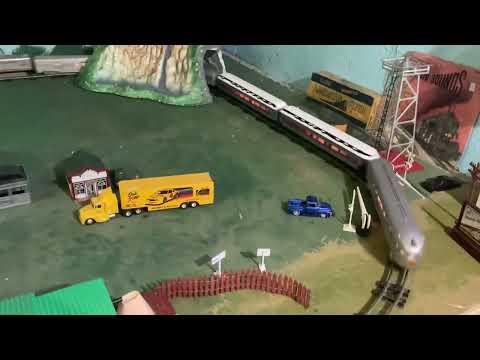 Running the American flyer trains