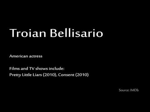 How to pronounce - Troian Bellisario