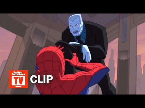 The Spectacular Spider-Man (2008) - Spider-Man Meets Tombstone Scene (S1E6)