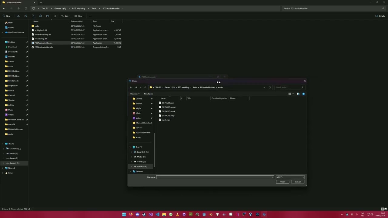 Modding a single sound
