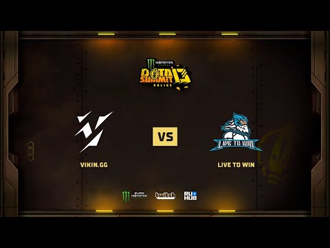 Vikin.gg vs Live to Win, Monster Energy DOTA Summit 13: EU/CIS, bo3 game 1 [Maelstorm & Jam]
