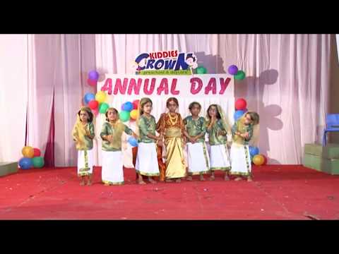 Kids dance oppana Kiddies  Crown preschool Pathanamthitta  & Konni..