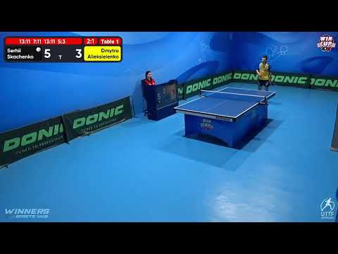 09:30 Serhii Skachenko 3-1 Dmytro Alieksieienko West 1 WIN CUP 08.12.2022 | TABLE TENNIS WINCUP