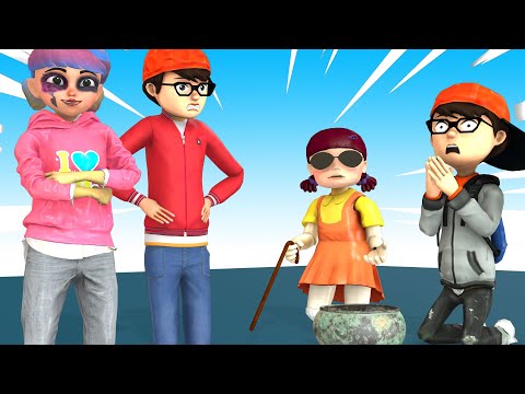 Nick vs Greedy Beggar Doll Squid Game - Scary Teacher 3D Memorable Lesson