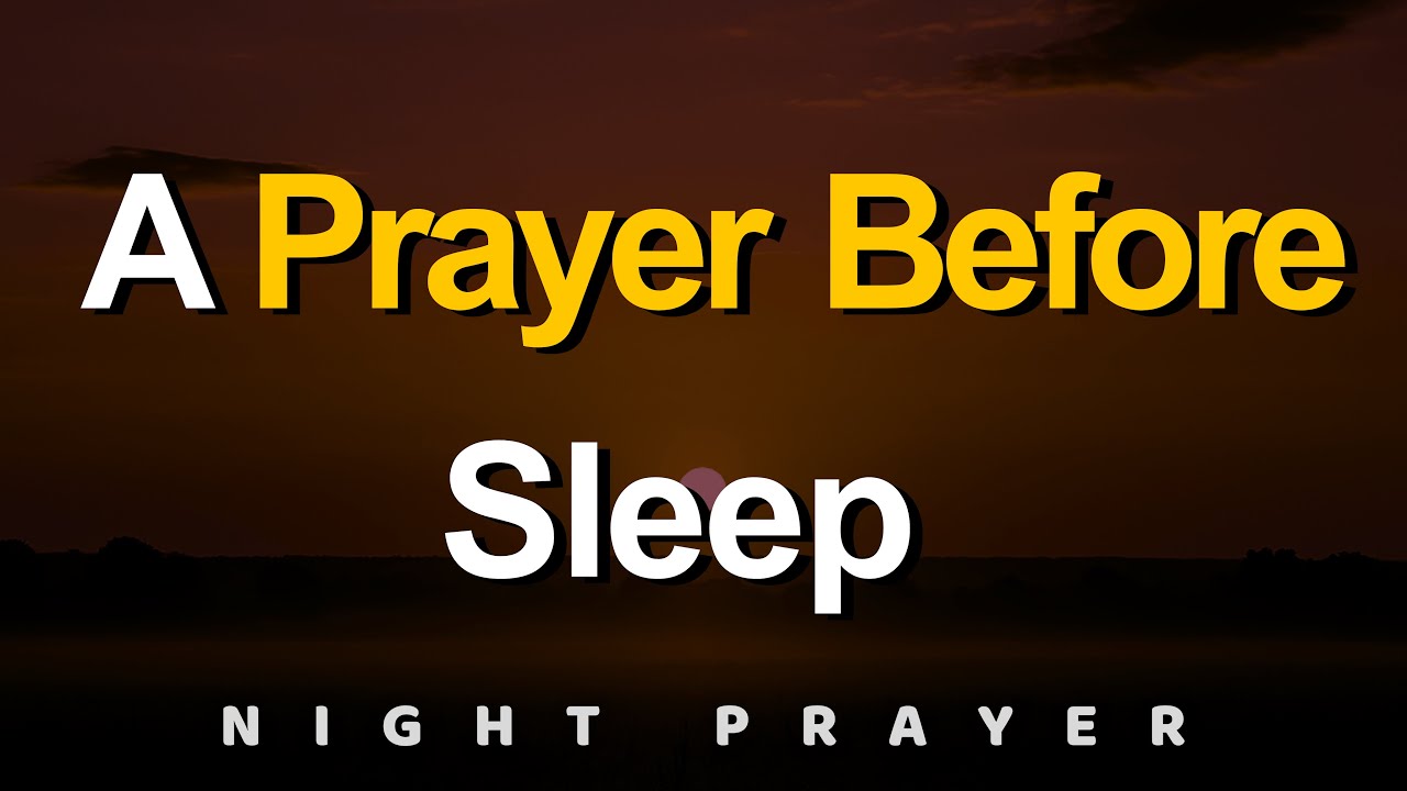 Dear Lord, as I come before You tonight, I lay down all my burden | A Peaceful Prayer Before Sleep