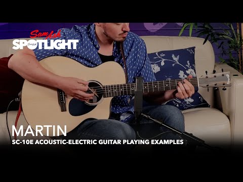 Martin SC-10E Acoustic-Electric Guitar Playing Examples
