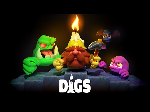 First Look: Digs - A rogue-like tower defense game with Warf, a dwarf with the "digs"