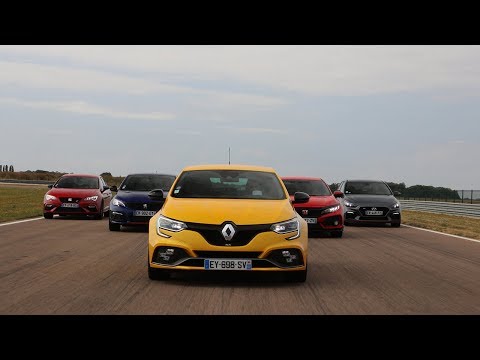 Honda Civic Type R vs Hyundai i30 N vs Peugeot 308 GTi vs Renault Megane RS vs Seat Leon Cupra 300