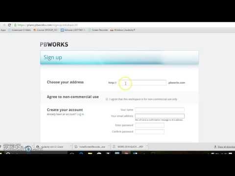 PBWorks Wiki Sign up for a free account