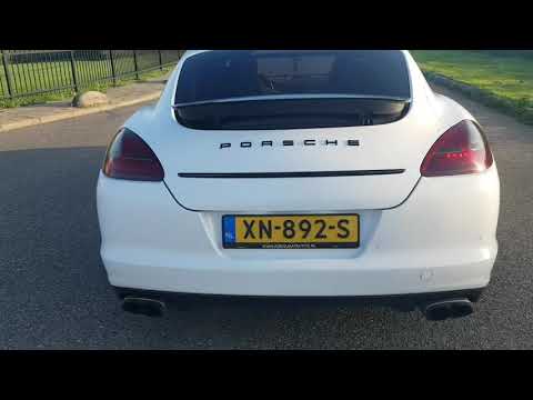 Porsche Panamera 4.8 GTS V8 Launch control Straight Pipe Sound Acceleration