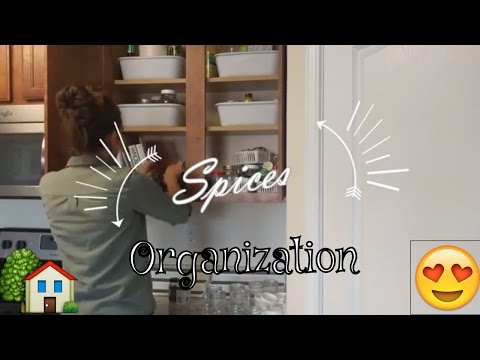 Spice Cabinet Organization (3 Steps to Organize Anything!) Video