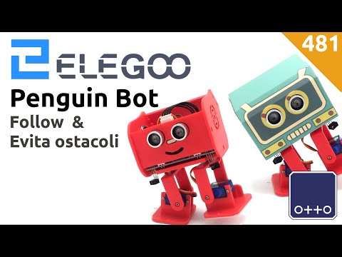 Programmare il Penguin Bot di Elegoo con le librerie OttODIY - Video 481