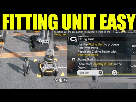 Arknights endfield - fitting unit walkthrough | Use the Fitting Unit to produce Amethyst Parts