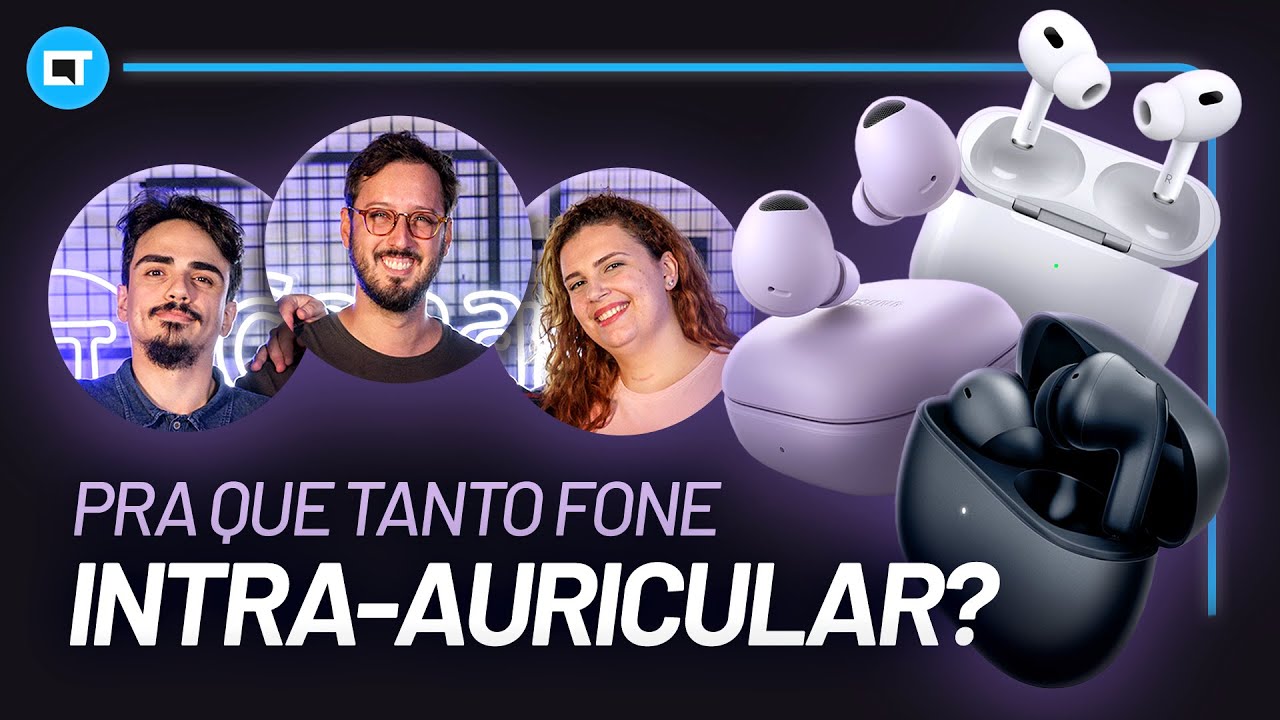 Por que só encontro fone intra-auricular para comprar? Existem OUTRAS opções sem fio?