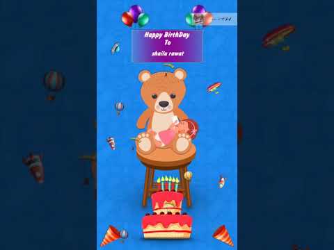 Happy happy happy birthday to shailu