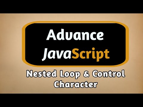 Nested Loop Control Characters In Javascript