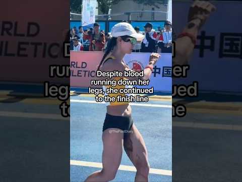 Chinese Runner Finished a Marathon While Bleeding During Her Period #sports #runner #marathon #women