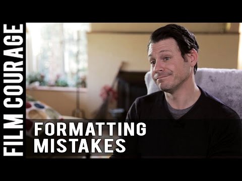 Formatting Mistakes Amateur Screenwriters Make by Blayne Weaver