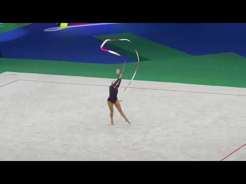 Rhythmic gymnastics World Championships 2025-Josephine Juul Møller(NOR) Ribbon qualification