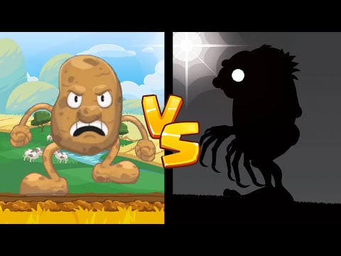 POTATO MAN vs RAGNAROK TROLL Who Win? Hill Climb Racing
