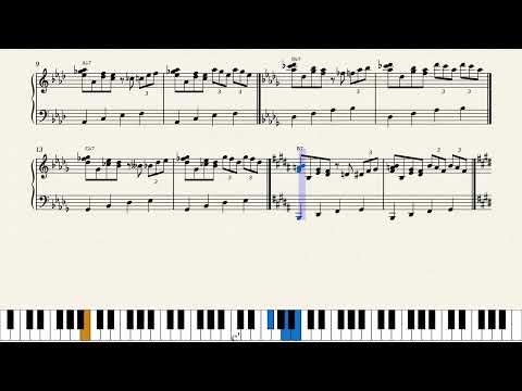 Blues Piano Riff 1 in all 12 keys - Andrew D. Gordon