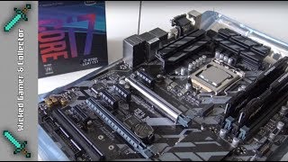 Wicked Tutorial - Unboxing Gigabyte Z370 / Install i7 8700 & Kingston Hyper X DDR4