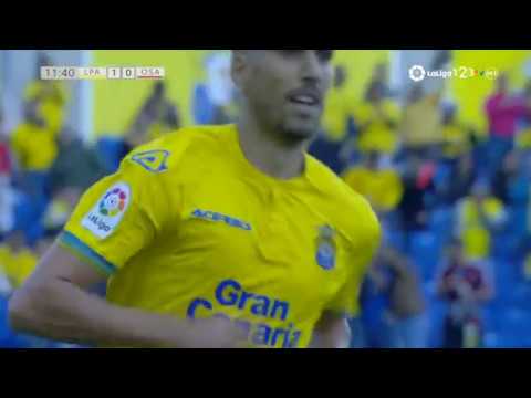 1º Golazo de Fidel Chaves en el UD Las Palmas 4 Osasuna 1 | Liga123TV |18-19