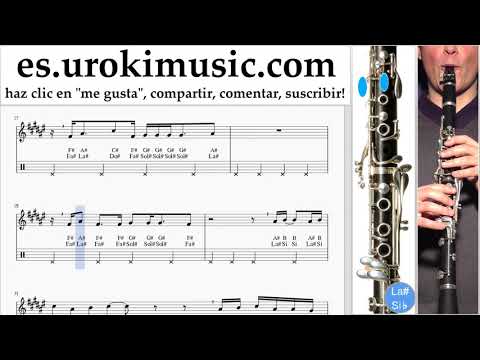 Tutorial de Clarinete Camila Cabello - All These Years Clases Notas um-ih927
