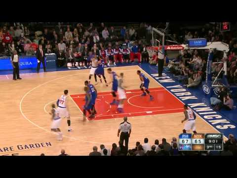 Philadelphia 76ers vs New York Knicks 2014.1.22
