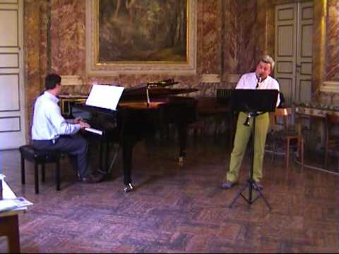 M. Mangani, Pagina d'album - Sergio Bosi clarinet