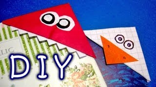 DIY Handmade Bookmarks - How to Make Funny Colorful Paper Bookmarks