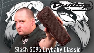 Video thumbnail for Dunlop Slash SC95 Crybaby Classic by Cryptic Mask Guitar