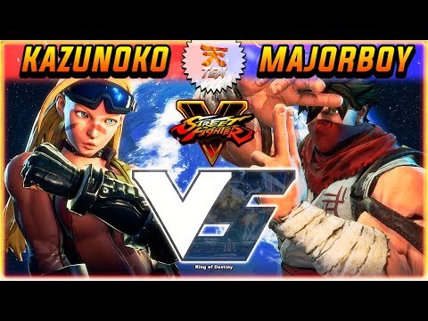 SFV/SF5 ✪ KAZUNOKO VS MAJOR BOY | FIRST TO 3 - STREET FIGHTER V