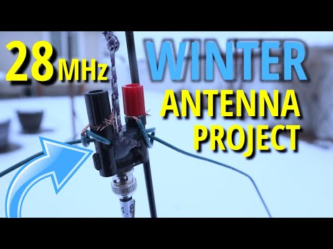 28 MHz Antenna Project for Winter | K7SW ham radio