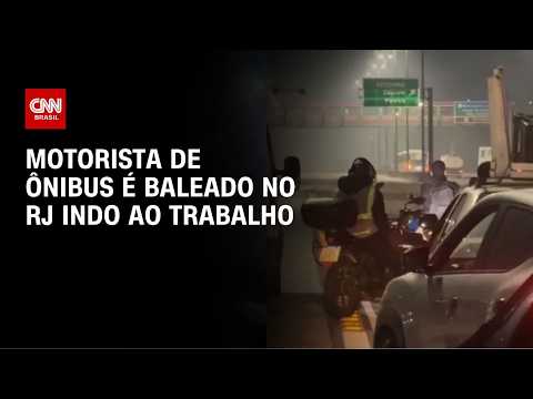 RJ: Motorista é baleado durante operação com interdição na Avenida Brasil | LIVE CNN