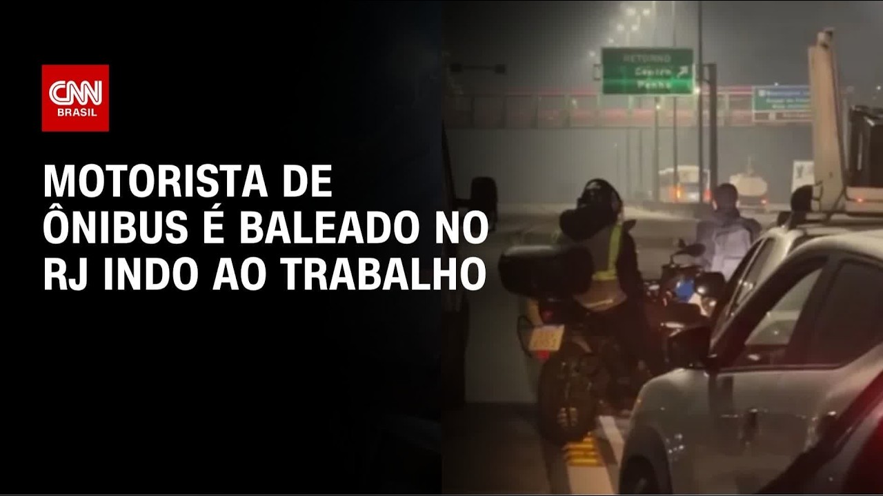 RJ: Motorista é baleado durante operação com interdição na Avenida Brasil | LIVE CNN