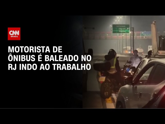 RJ: Motorista é baleado durante operação com interdição na Avenida Brasil | LIVE CNN