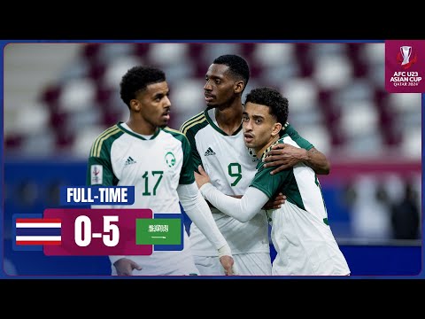 #AFCU23 | Group C : Thailand 0 - 5 Saudi Arabia