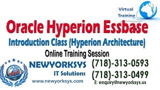 preview picture of video 'Oracle Hyperion Essbase Architecture Online Training Introduction Session | Newyorksys'