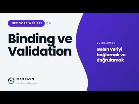 .NET Core Web API: Model Binding & Validation