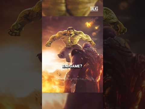 Why Hulk didn’t fight Thanos in Endgame? 😲 #Marvel #avengers #hulk
