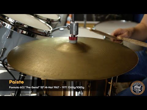 Paiste 15" Formula 602 "Pre-Serial" Hi-Hat Cymbals (Pair) 1967 - 1971 image 14