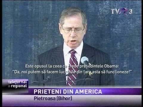 Pietroasa, judetul Bihor / vizita ambasadorului SUA (9 iunie 2010)