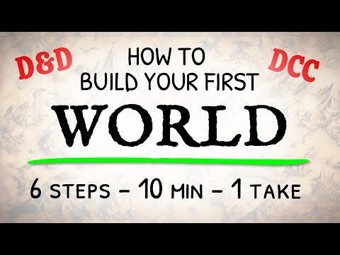 How to Build a D&D World (the easy way)