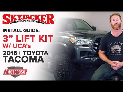 Install Guide: SkyJacker 3" Lift Kit and UCA's on 3rd Gen 2016+ Toyota Tacoma 4x4